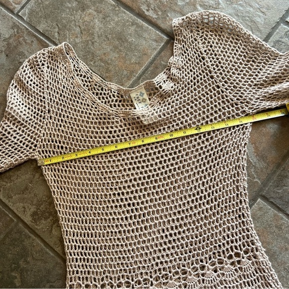 ⭐️BOGO FREE⭐️ FREE PEOPLE Belle Crochet Y2K Boho Dress - Picture 6 of 12